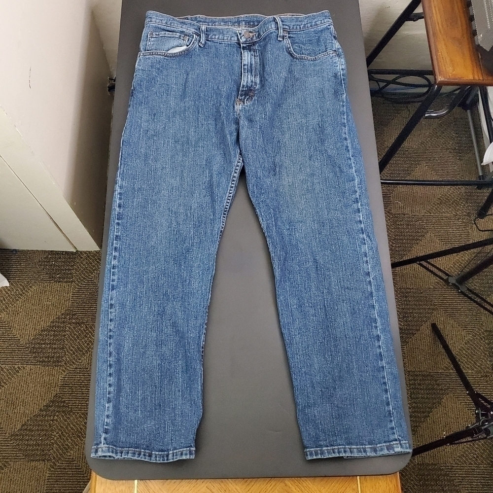 Wrangler Regular Fit Men's Jeans Denim Pants 38 X 29 Blue